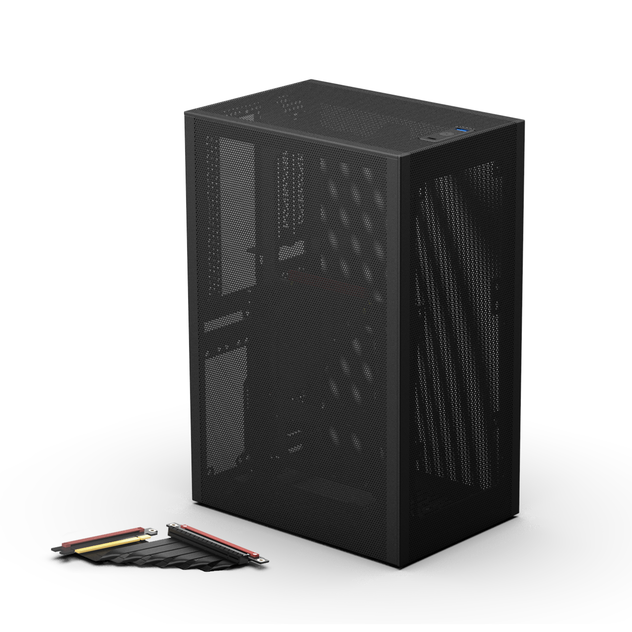 【全国無料低価】SSUPD MESHLICIOUS BLACK + 4.0ライザー＆ガラスパネル 内蔵型SSD